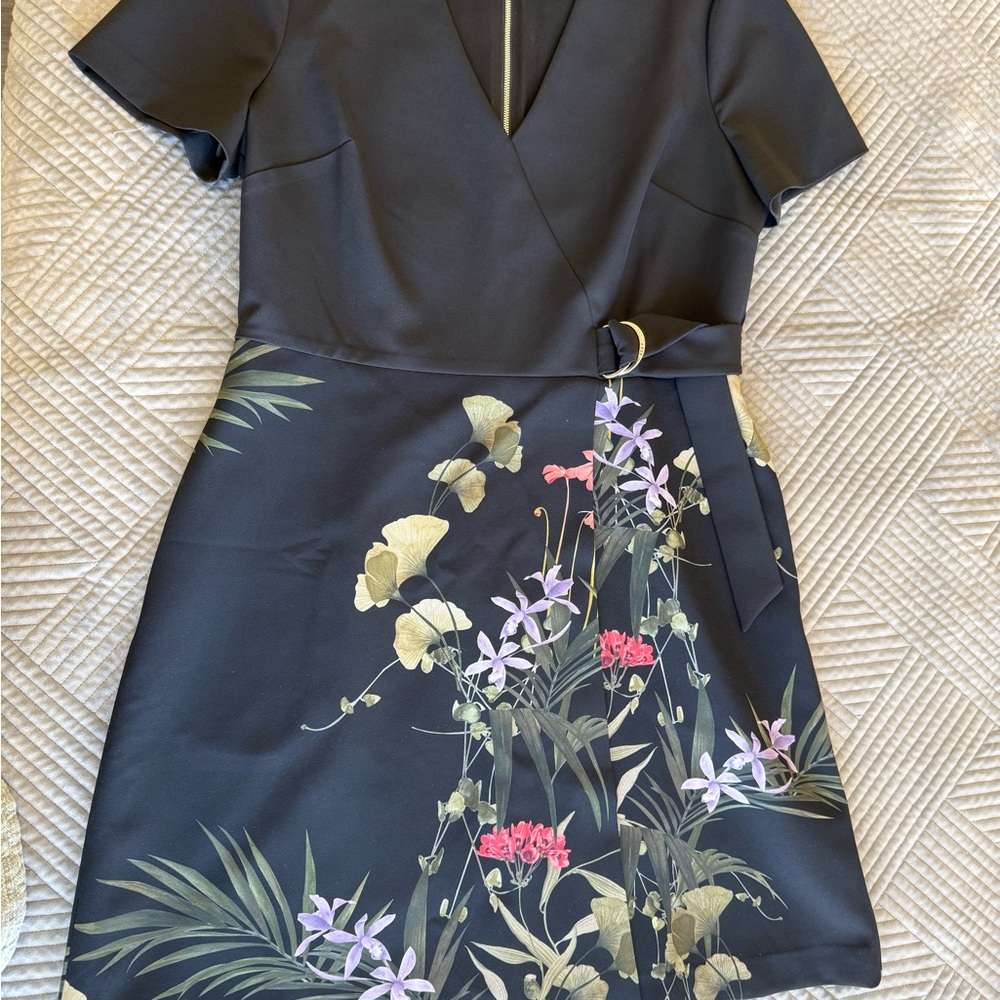 Ted Baker London Floral Mini Faux Wrap Dress- Last Call on this! Make an offer!